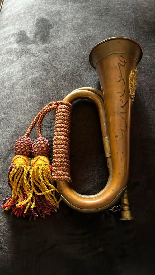 Argyll and Sutherland Highlanders bugle, Muziek en Instrumenten, Blaasinstrumenten | Trompetten, Zo goed als nieuw, Overige typen
