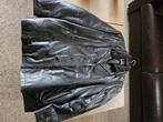 Leren damesjas, Kleding | Dames, Jassen | Winter, Ophalen, Zo goed als nieuw, Maat 46/48 (XL) of groter, Zwart