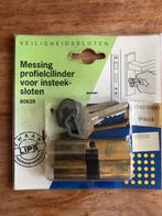 Messing profielcilinder Lips, Ophalen, Zo goed als nieuw, Koper of Messing, Slot