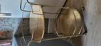 Sissyboy, Trolley, goud kleurig, Huis en Inrichting, Tafels | Bijzettafels, Ophalen, Minder dan 55 cm, Gebruikt, Metaal of Aluminium