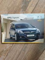 Opel Signum brochure 2007, Opel, Zo goed als nieuw, Opel, Ophalen of Verzenden