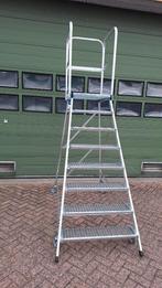 Bordestrap Platformtrap boottrap 1.92 meter Zarges, 41956, Doe-het-zelf en Verbouw, Ladders en Trappen, Ophalen, Trap, Nieuw, Industriepark 2a 9351PA Leek