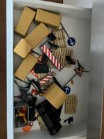 Bruder tractor accessoires - bouwplaats set, Ophalen of Verzenden, Gebruikt