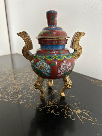 Cloisonné wierookbrander beschikbaar voor biedingen