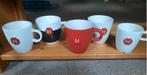 Douwe Egberts DE cappuccino mok in verschillende kleuren, Huis en Inrichting, Ophalen of Verzenden, Zo goed als nieuw