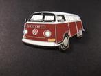 Volkswagen T2 bestelbus jaren 70, emaille pin, Verzamelen, Verzenden, Gebruikt, Overige onderwerpen