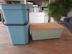 Brabantia nieuwe compost afvalemmer en brooddoos (merkloos), Huis en Inrichting, Ophalen, Nieuw