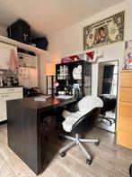 IKEA bureau / werktafel / tafel met KALLAX lades & planken, Huis en Inrichting, Bureaus, Ophalen, Gebruikt, Bureau