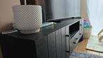 Televisie meubel zwart mangohout, Ophalen, 150 tot 200 cm, Zo goed als nieuw, 25 tot 50 cm