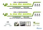 Vrachtauto decal 1:50 A v d Meulen Lauwersoog, Verzenden, Nieuw, Bus of Vrachtwagen, Overige merken