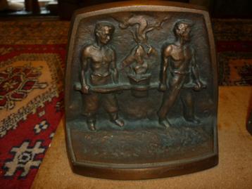 2 Bronzen boekensteunen in zeer goede staat beschikbaar voor biedingen