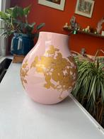 IKEA Hella Jongerius roze vaas met goud, Huis en Inrichting, Ophalen, Overige kleuren, Aardewerk of Porselein, Zo goed als nieuw