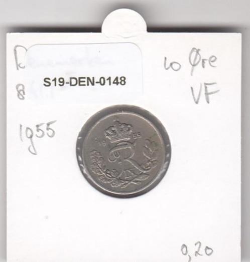 S19-DEN-0148 Denmark 10 ore 1955  KM# 841 VF, Postzegels en Munten, Munten | Europa | Niet-Euromunten, Overige landen, Verzenden