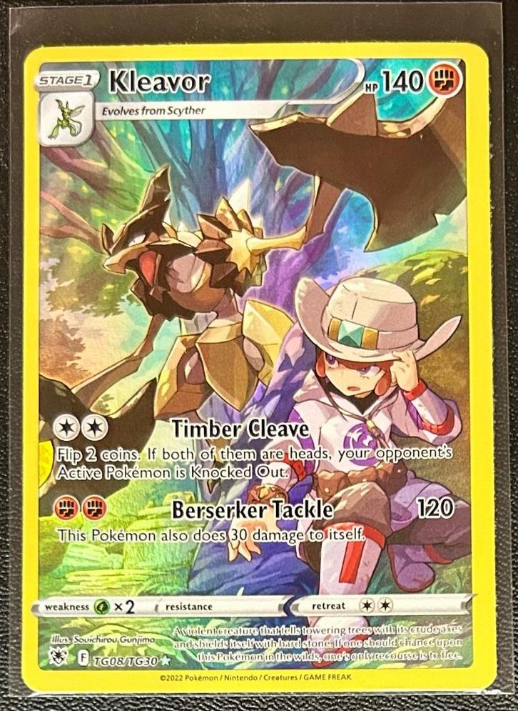 Kleavor – Astral Radiance TG (ASR TG08), Hobby en Vrije tijd, Verzamelkaartspellen | Pokémon, Nieuw, Losse kaart, Foil, Ophalen of Verzenden