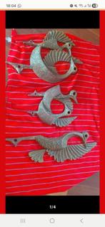 Bronzen Vogelbeelden Set, Ophalen, Gebruikt, Metaal, Dierenbeeld