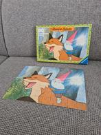 David de kabouter puzzel puzzle 80 stukjes met Swift de vos, Ophalen of Verzenden, Meer dan 50 stukjes, Zo goed als nieuw, 4 tot 6 jaar