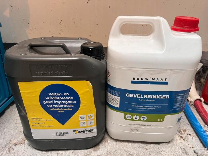 Gevelreiniger bouwmaat en gevel impregneer weber, Doe-het-zelf en Verbouw, Overige Doe-het-zelf en Verbouw, Nieuw, Ophalen