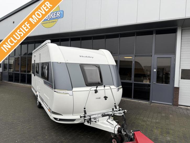 Hobby De Luxe Edition 495 UL Aparte bedden XL Koeler+ Luifel, Caravans en Kamperen, Caravans, Bedrijf, tot en met 4, 1250 - 1500 kg