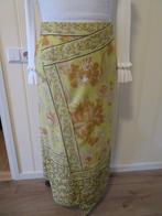 Dames rok overslag  lang H&M maat 42 Z.G.A.N. geel, H&M, Geel, Maat 42/44 (L), Ophalen of Verzenden