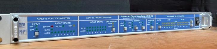 RME ADI-648 MADI / ADAT converter, Computers en Software, Geluidskaarten, Gebruikt, Ophalen of Verzenden
