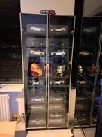 Ikea billy boekenkast zwart met vitrinedeuren in rvs, Huis en Inrichting, Kasten | Boekenkasten, Ophalen, 200 cm of meer, 50 tot 100 cm