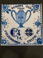Tegel Europa cup 1 Feyenoord, Verzenden, Zo goed als nieuw, Feyenoord, Overige typen
