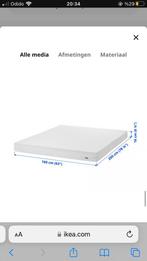 Ikea Abygda Foammatras middelhard wit 160x200 cm, Huis en Inrichting, Slaapkamer | Matrassen en Bedbodems, Ophalen, Tweepersoons