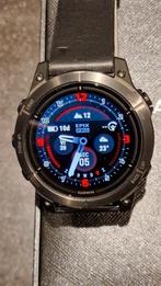 GARMIN epix pro 47mm Pro Sapphire Titanium, Sieraden, Tassen en Uiterlijk, Sporthorloges, Zwart, Ophalen of Verzenden, Zo goed als nieuw