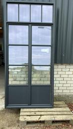 (118) Nieuwe antraciet aluminium balkondeur incl glas, Deurkozijn, Inclusief glas, 225 cm of meer, Ophalen