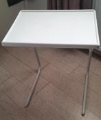 Bijzet tafeltje laptop etc., Huis en Inrichting, Tafels | Bijzettafels, Minder dan 55 cm, Gebruikt, Rond, Ophalen of Verzenden