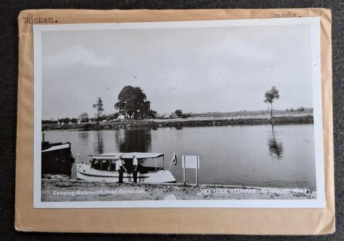 Nederasselt, glasplaat JosPe.  "Het oude Veerhuis", Verzamelen, Ansichtkaarten | Nederland, Ongelopen, 1940 tot 1960, Ophalen of Verzenden