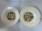 2 vintage kinderbord sprookjes roodkapje P. Regout porselein, Antiek en Kunst, Antiek | Servies los, Ophalen