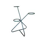 Mathieu Mategot stijl metalen planten standaard, jaren 50, Ophalen, Gebruikt