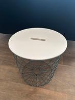 IKEA opbergtafel bijzettafel, Ophalen, Minder dan 45 cm, Minder dan 55 cm, Rond