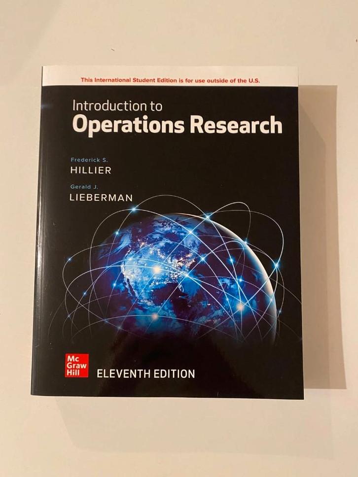 Introduction to Operations Research, Boeken, Studieboeken en Cursussen, Zo goed als nieuw, WO, Beta, Ophalen of Verzenden
