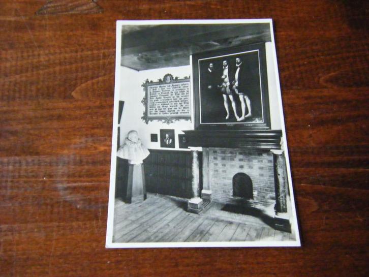 M35 - Delft - Zaal Prinsenhof - Mooi/Oud, Verzamelen, Ansichtkaarten | Nederland, Zuid-Holland, 1920 tot 1940, Ophalen of Verzenden