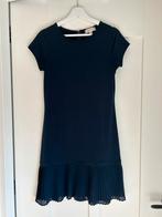 Michael Kors donkerblauw jurk met ruffels maat S, Michael Kors, Blauw, Ophalen of Verzenden, Zo goed als nieuw