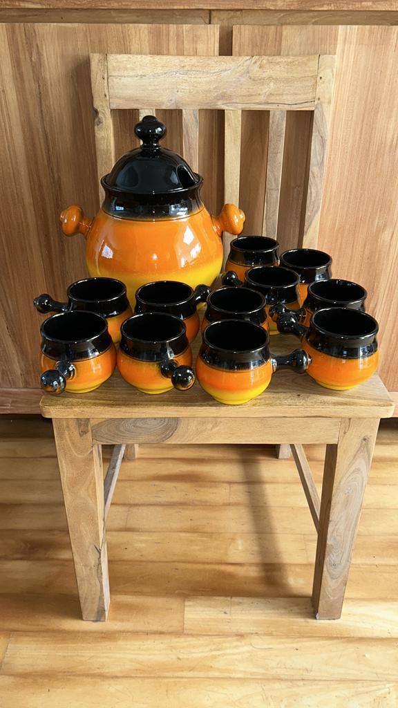 Wächtersbach Glühwein Bowle Punch Servies - 1970s, Huis en Inrichting, Keuken | Servies, Zo goed als nieuw, Overige typen, Overige stijlen