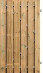 Schuttingdeur geïmpregneerd op ijzeren frame diverse maten, 150 tot 200 cm, Nieuw, Ophalen of Verzenden, 150 tot 200 cm