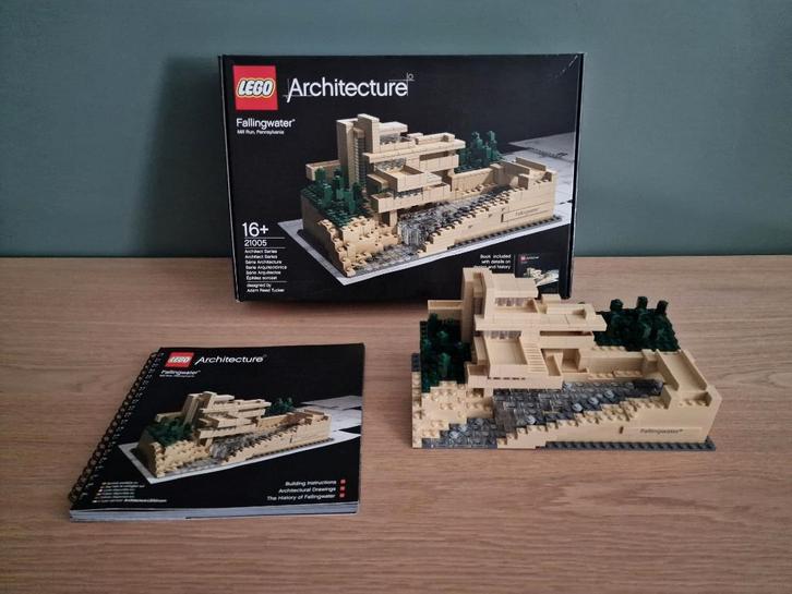 Lego Architecture 21005 Fallingwater, Kinderen en Baby's, Speelgoed | Duplo en Lego, Zo goed als nieuw, Lego, Complete set, Ophalen of Verzenden