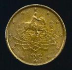 50 eurocent Italië 2002 - Gecirculeerd, zeer fraai (2), Ophalen of Verzenden, Italië, 50 cent, Losse munt