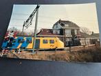 Lisse Oude foto van trein bij station, Verzamelen, Spoorwegen en Tramwegen, Verzenden, Gebruikt, Trein, Kaart of Prent