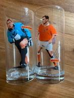 2 Coca- Cola glazen . Edwin van der Sar en Ronald de boer, Ophalen of Verzenden