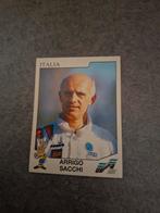 Panini sticker Euro 92 Zweden. Trainer Arrigo Sacchi Italië., Verzenden, Zo goed als nieuw, Sticker