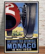 Monaco 1958 Grand Prix Poster / 60x90cm F1 Formule 1 Racen, Verzamelen, Ophalen of Verzenden, Nieuw, Rechthoekig Staand, Sport