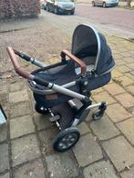 Joolz kinderwagen blauw met reiswieg, zitje en slaapzak, Gebruikt, Met reiswieg, Ophalen, Kinderwagen