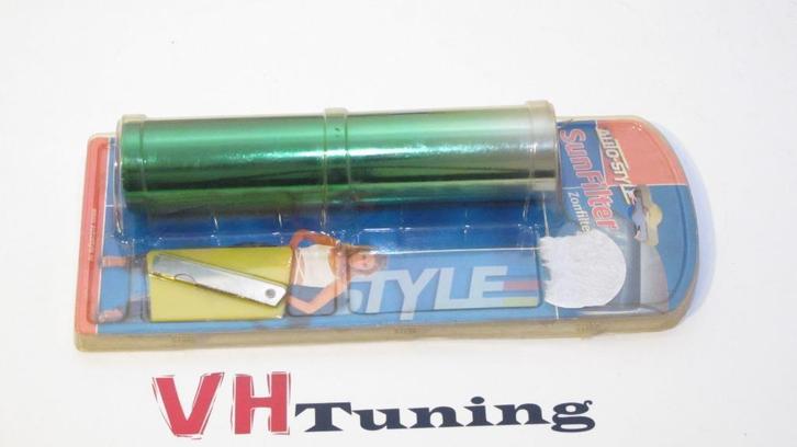 Autostyle FY SF02G Raamband zonnefilter groen metalic, Auto diversen, Tuning en Styling, Ophalen of Verzenden