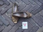 MODA DI FAUSTO BRONZEN PUMPS 36 NIEUW GRATIS VERZENDING POST, Moda di Fausto 36, Pumps, Overige kleuren, Verzenden