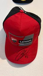 MotoGP Pecco Bagnaia Ducati cap gesigneerd, Ophalen of Verzenden, Zo goed als nieuw