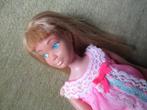 Vintage  barbie Skipper met haren  lang mattel 1963, Verzenden, Gebruikt, Pop
